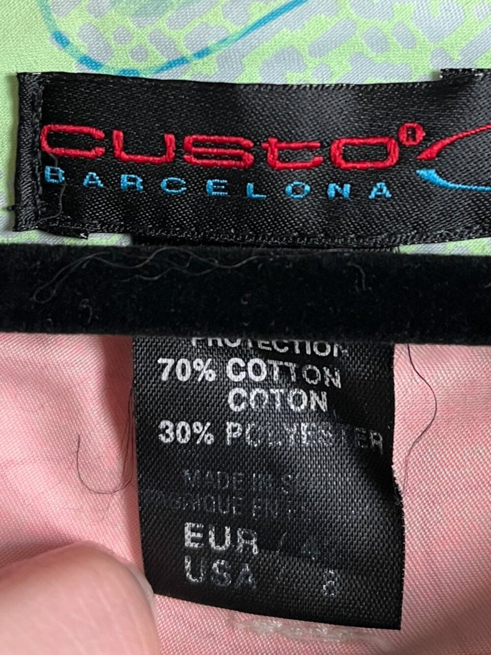 Amazing RARE sample sale zip spring moto jacket pastel rainbow - Picture 7 of 8